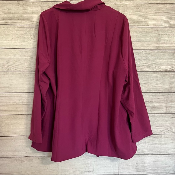 TORRID STUDIO CREPE JERSEY CLASSIC SHAWL COLLAR BLAZER NWT SIZE 3X - Picture 5 of 8